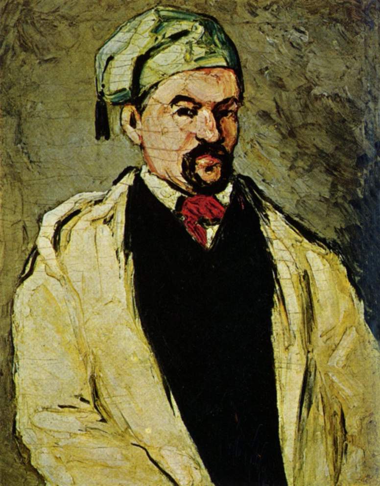 Portrait of a Man in a Blue Cap, or Uncle Dominique (1866) Paul Cézanne tablo - Dekolata
