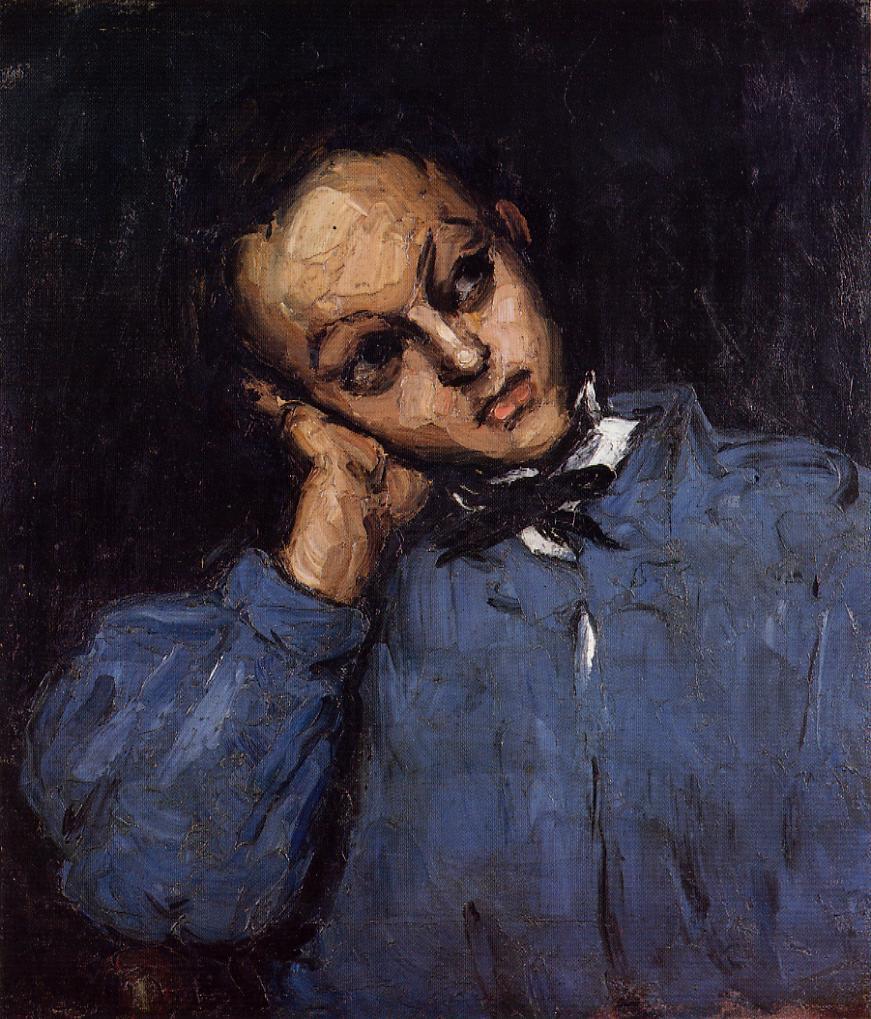 Portrait of a Young Man (1866) Paul Cézanne tablo - Dekolata