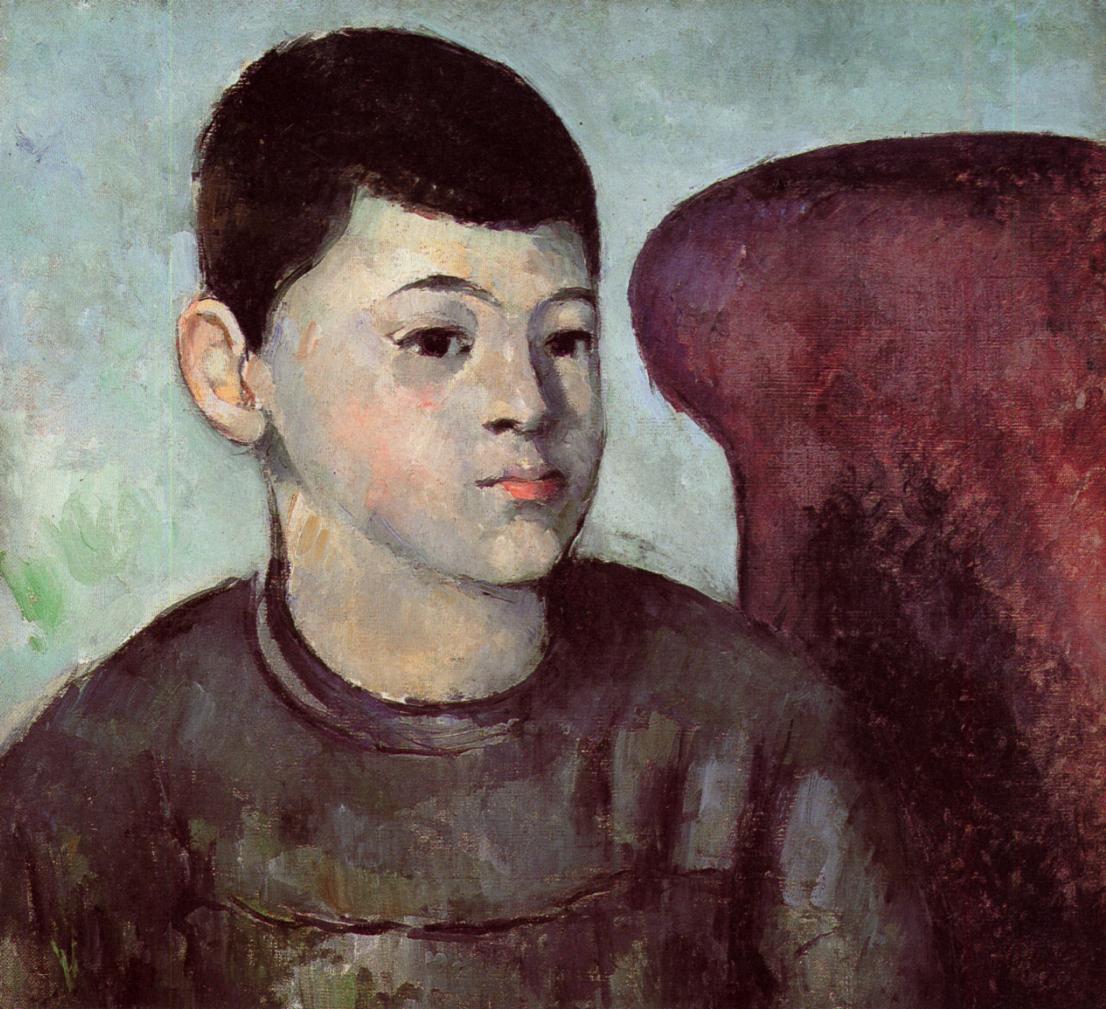 Portrait of the Artist's Son (1885) Paul Cézanne tablo - Dekolata