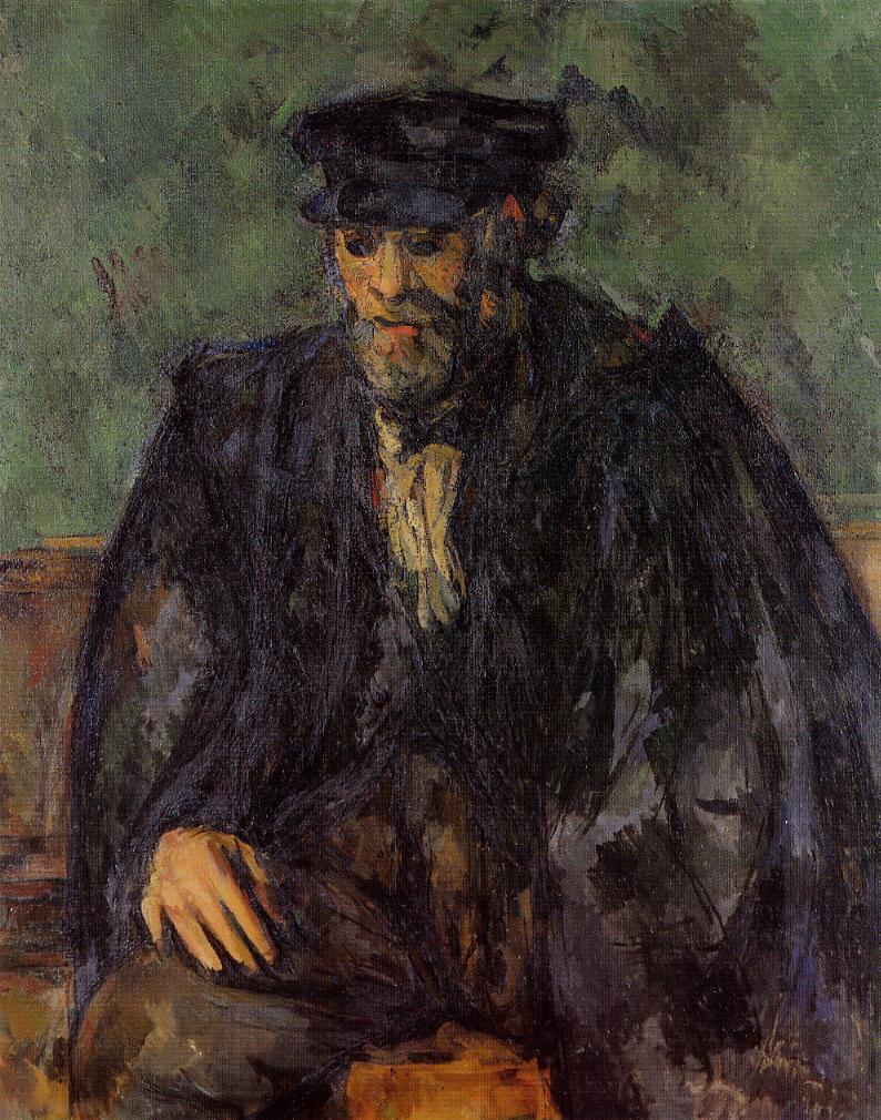 Portrait of the Gardener Vallier (1906) Paul Cézanne tablo - Dekolata