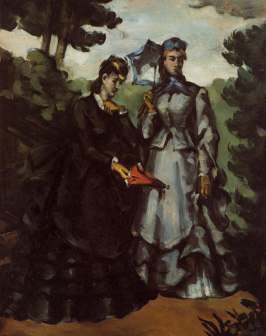 Promenade (1871) Paul Cézanne tablo - Dekolata