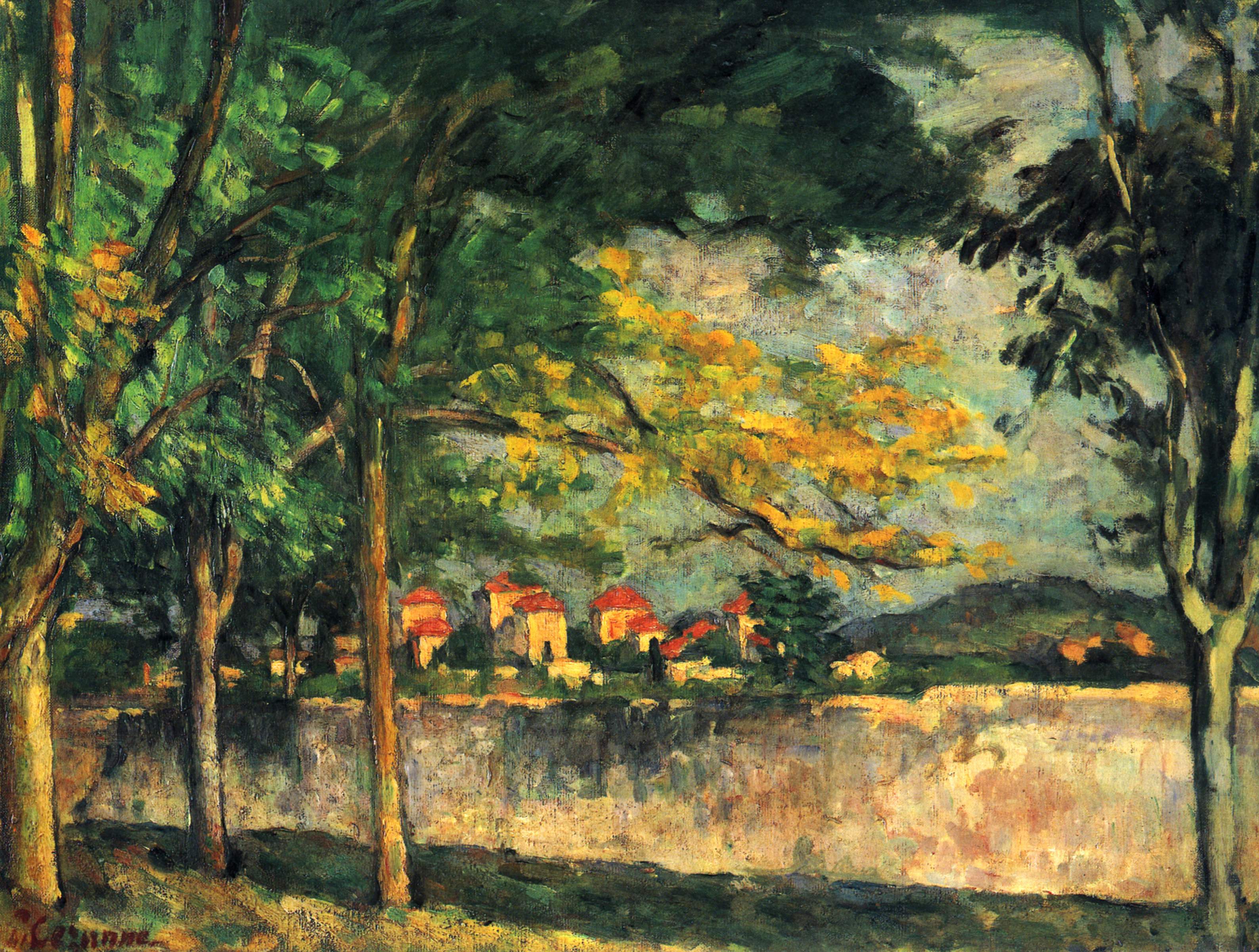 Road (1876) Paul Cézanne tablo - Dekolata