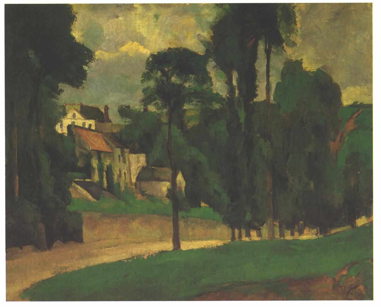 Road at Pontoise (1875) Paul Cézanne tablo - Dekolata