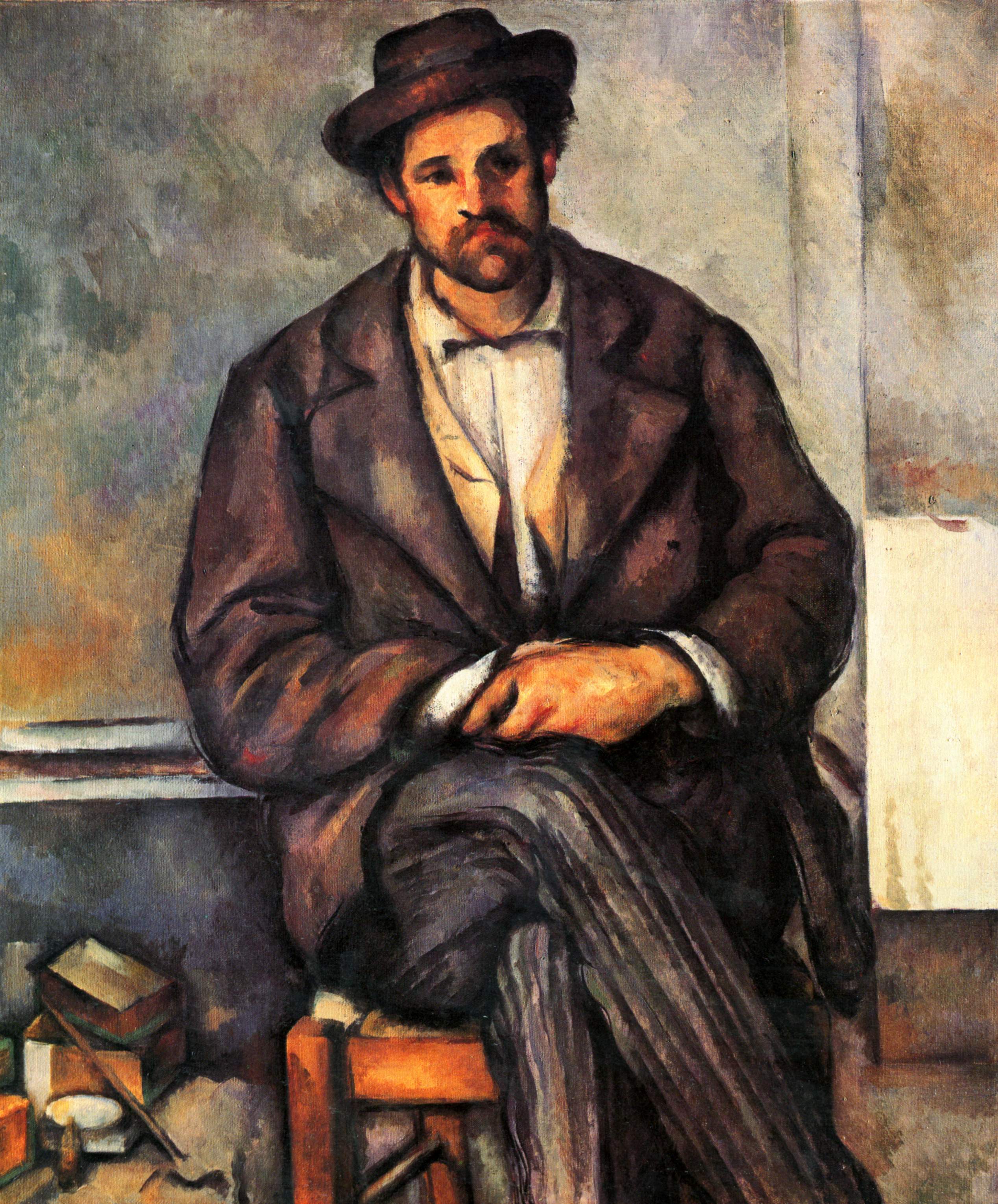 Seated Peasant (1900) – Paul Cézanne Tablo