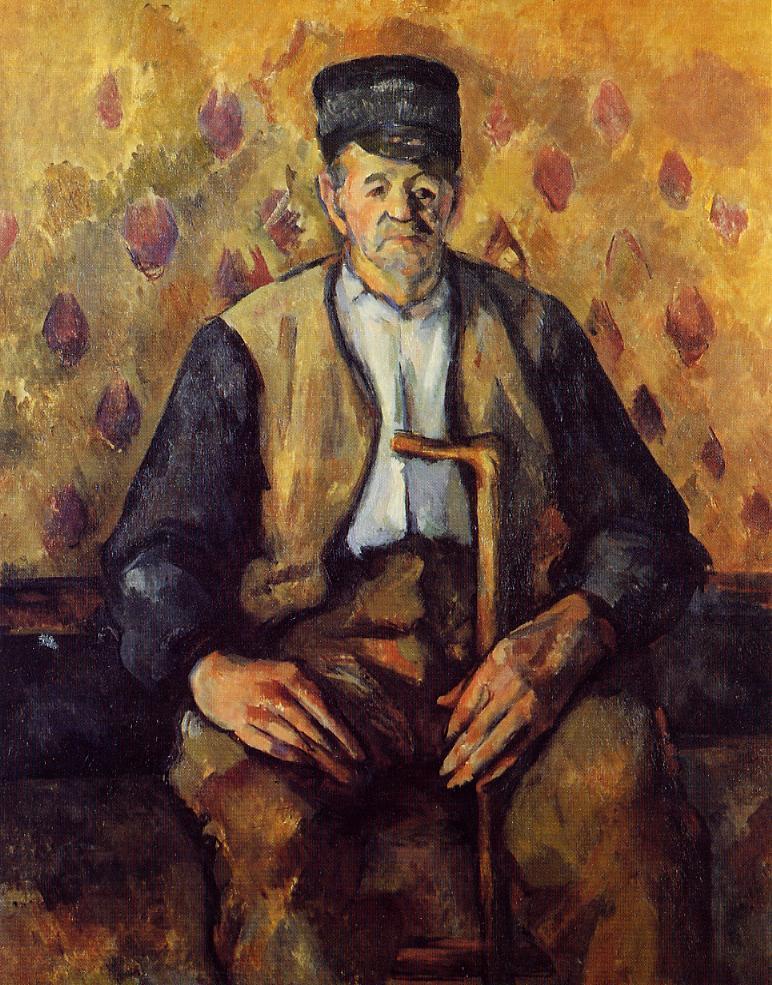 Seated Peasant (1904) Paul Cézanne tablo - Dekolata