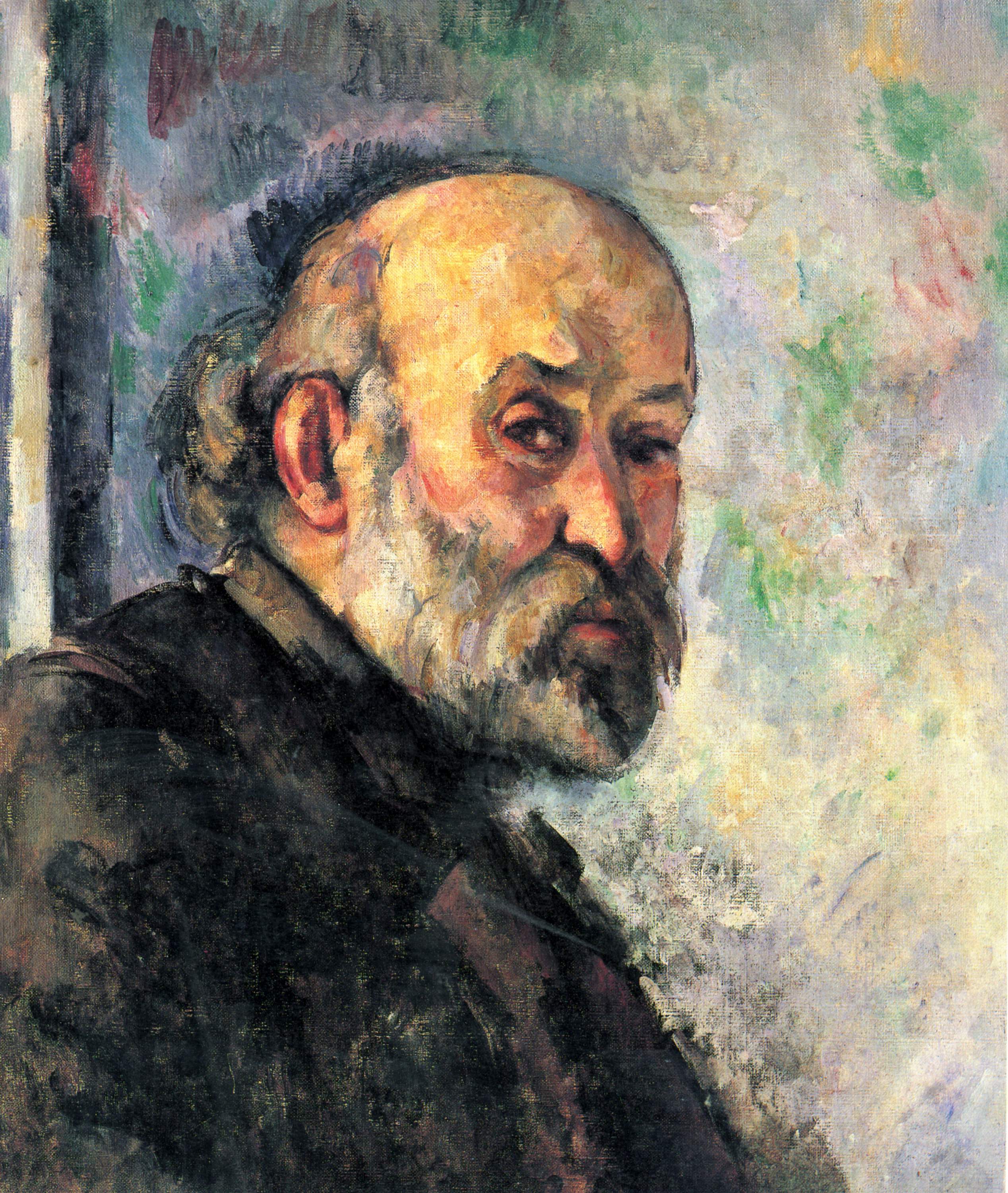 Self Portrait (1895) Paul Cézanne tablo - Dekolata