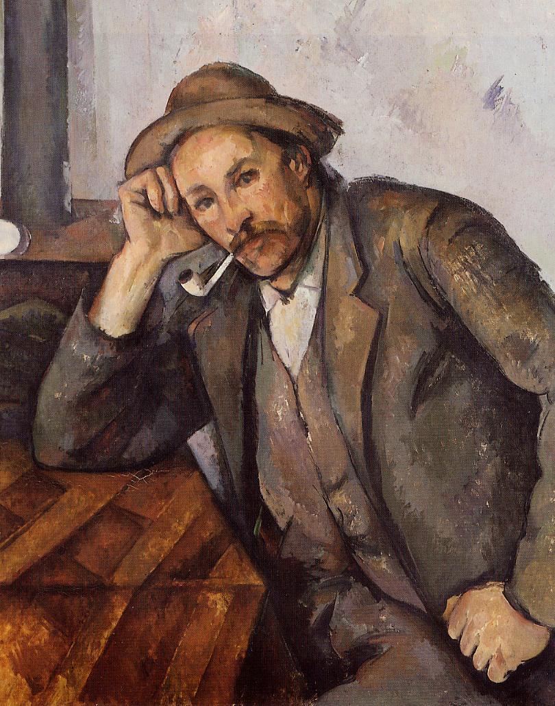 Smoker (1892) Paul Cézanne tablo - Dekolata