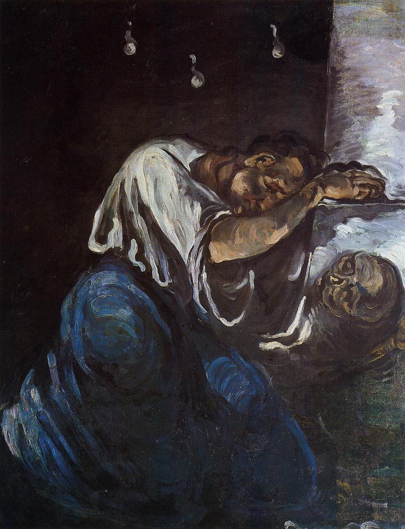 Sorrow (1867) Paul Cézanne tablo - Dekolata