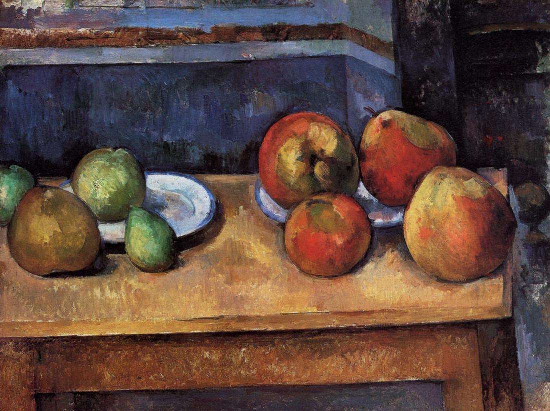 Still Life Apples and Pears (1887) Paul Cézanne tablo - Dekolata