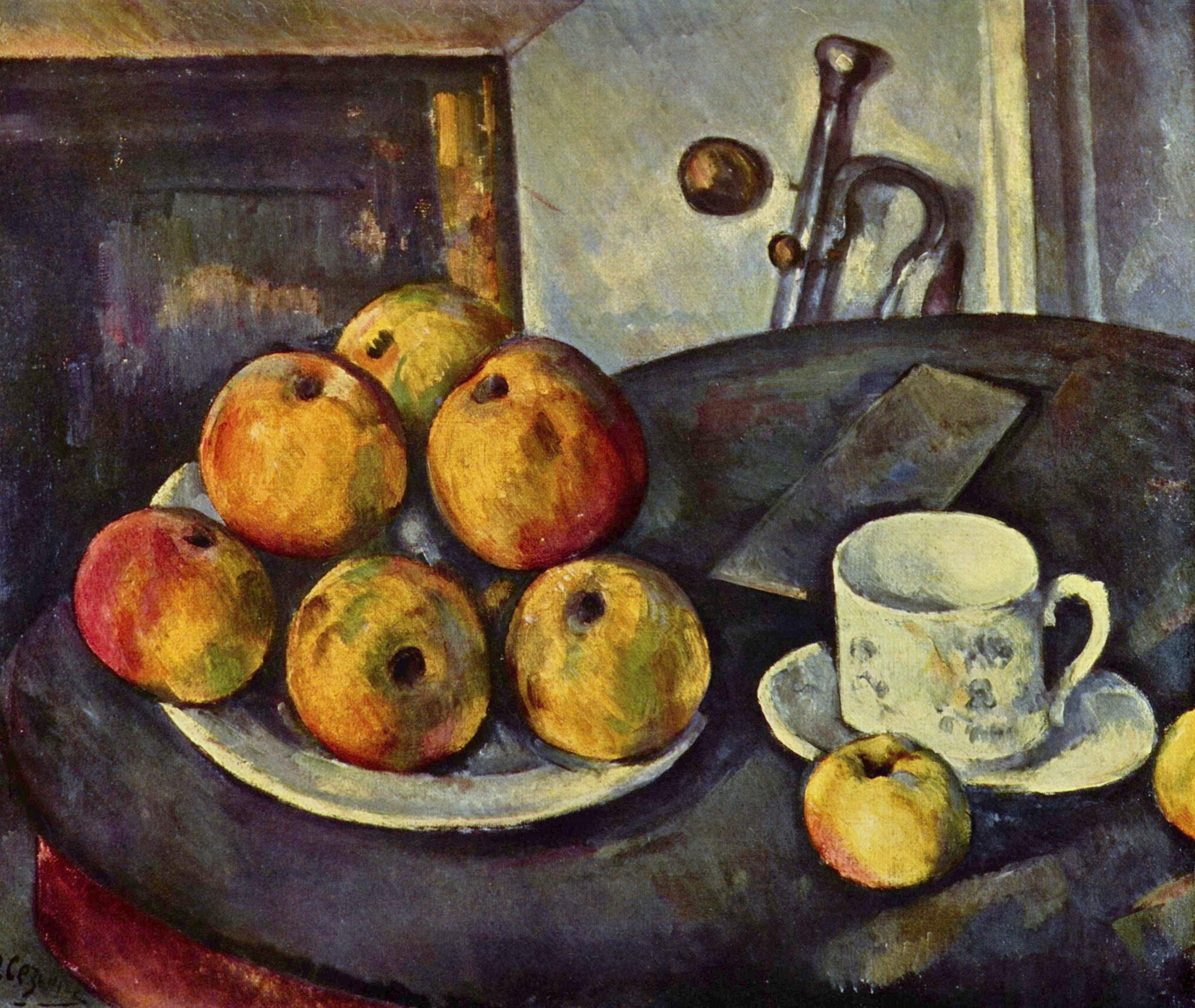 Still Life with Apples (1894) Paul Cézanne tablo - Dekolata
