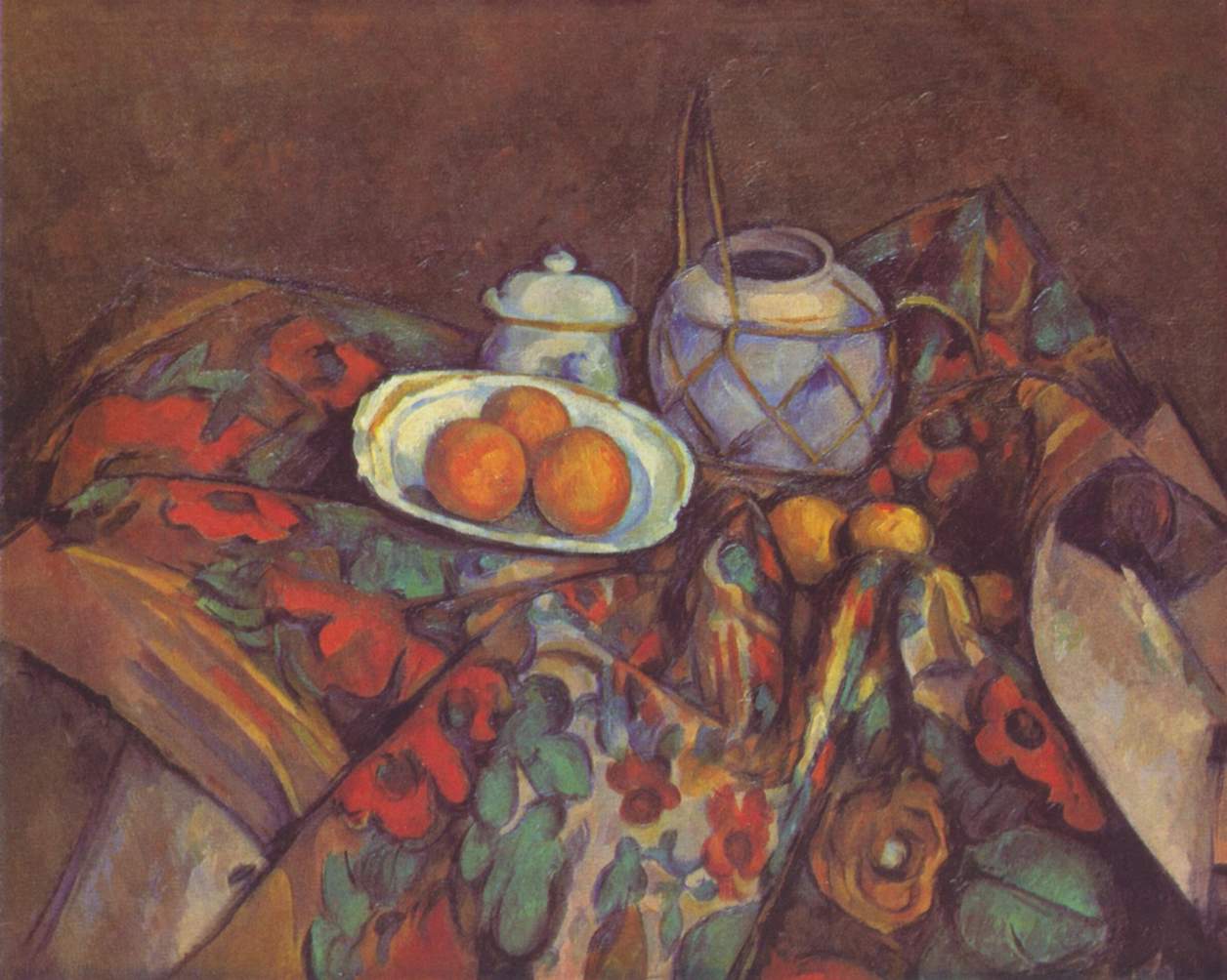 Still Life with Oranges (1900) Paul Cézanne tablo - Dekolata