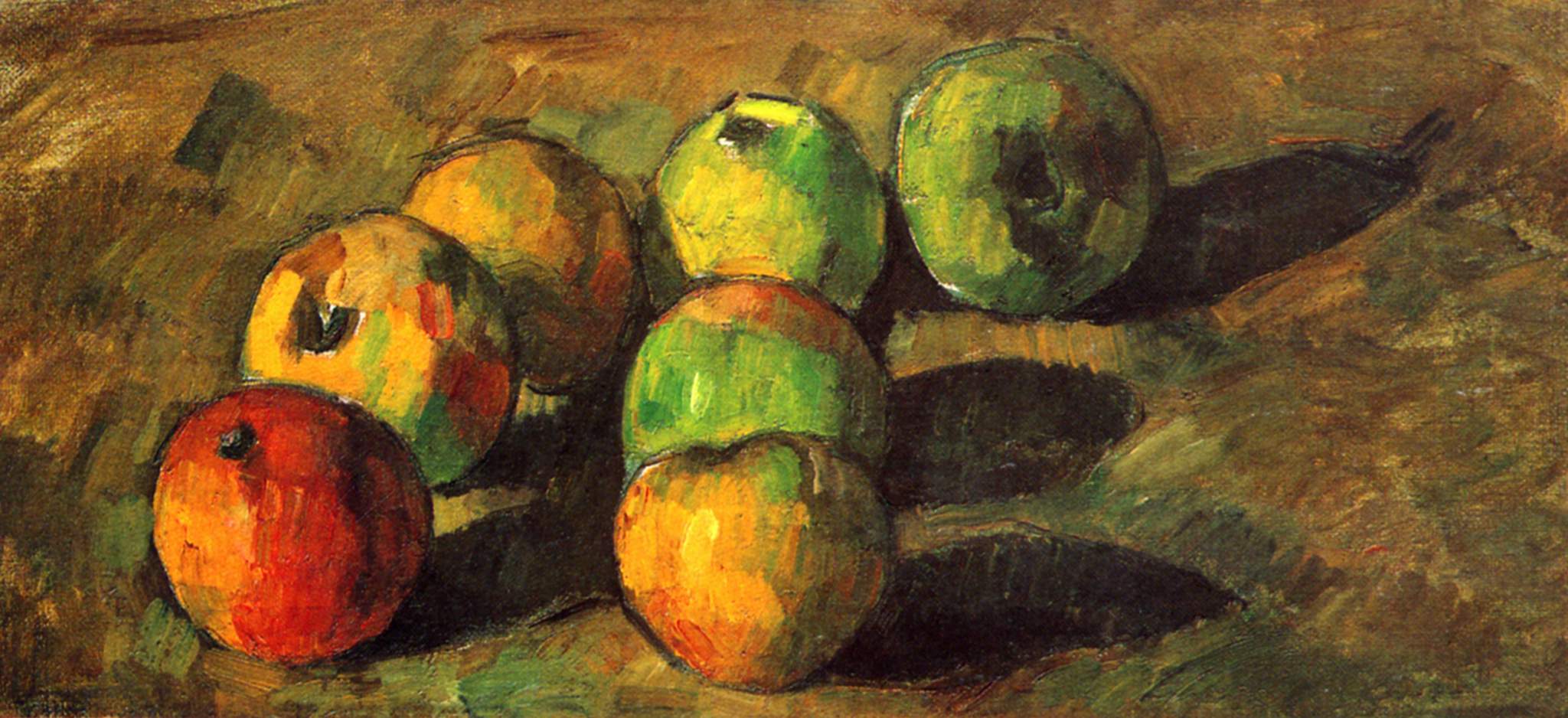 Still life with seven apples (1878) Paul Cézanne tablo - Dekolata