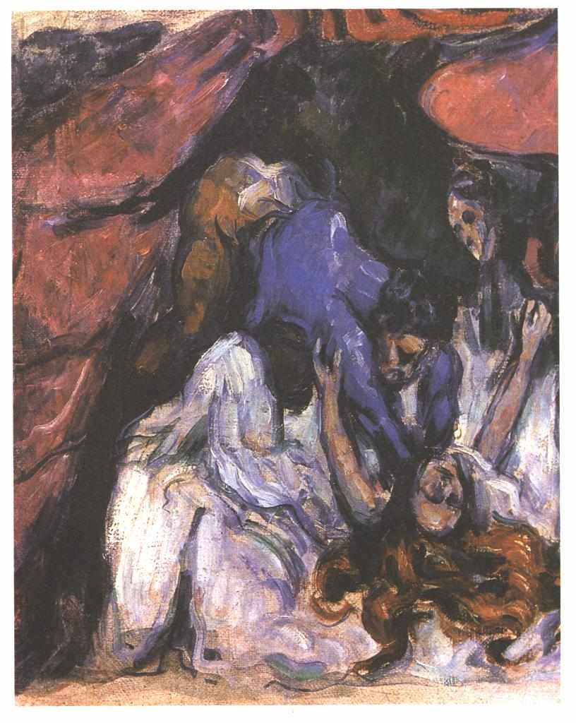 Strangled woman (1872) Paul Cézanne tablo - Dekolata