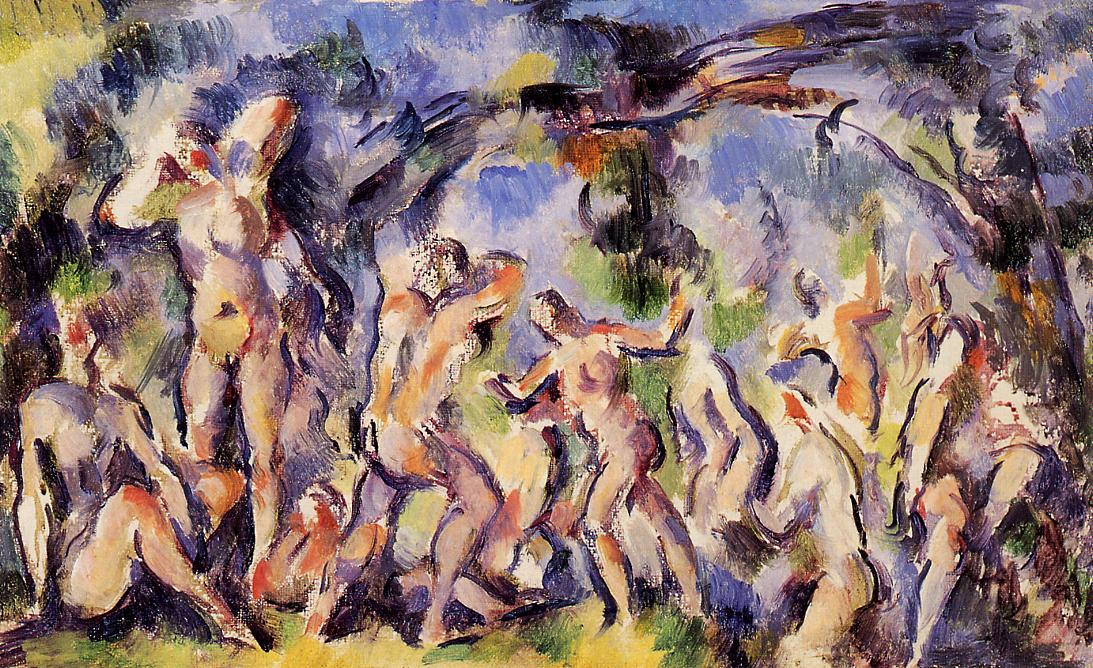Study of Bathers (1902) Paul Cézanne tablo - Dekolata