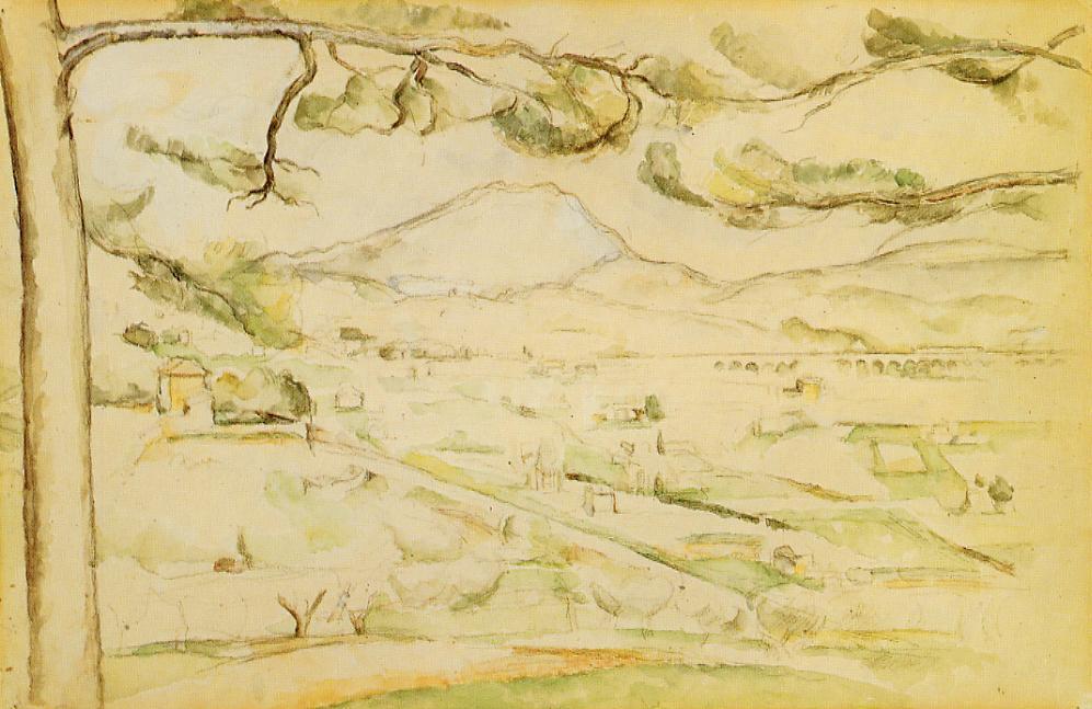 The Arc Valley (1888) Paul Cézanne tablo - Dekolata