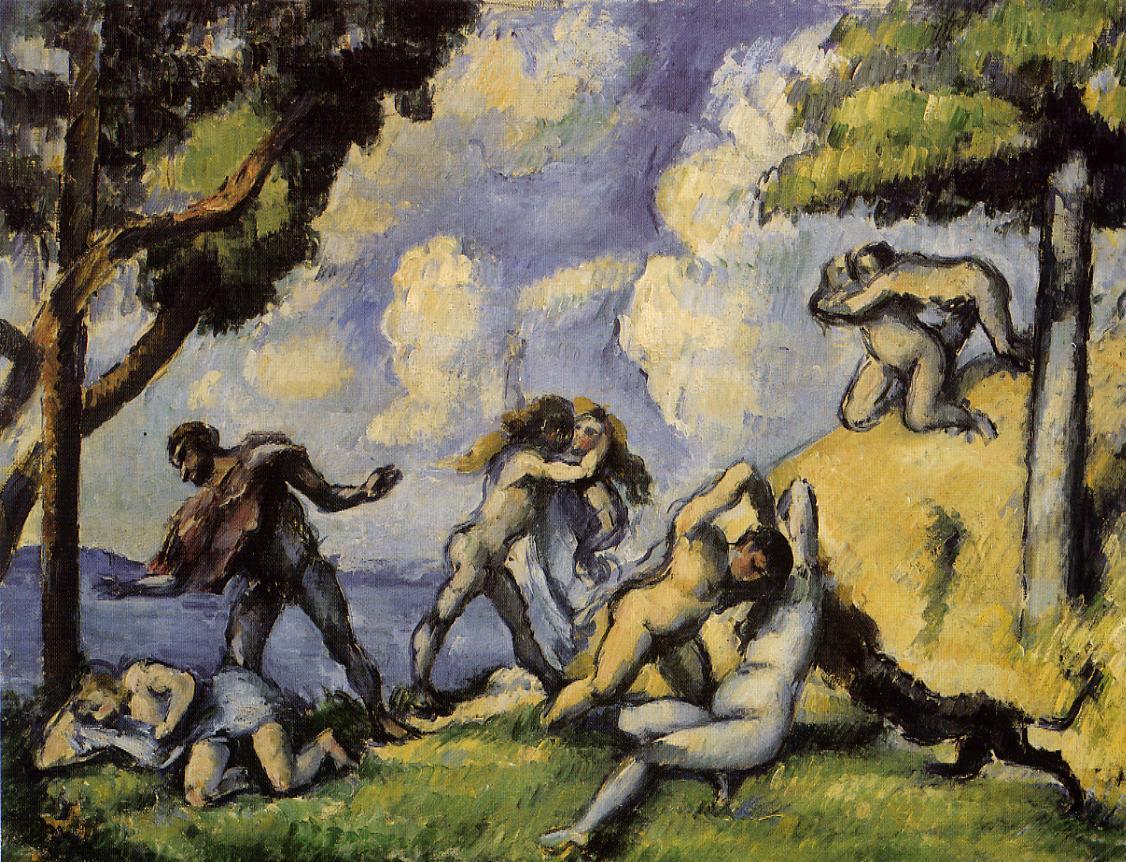 The Battle of Love (1880) Paul Cézanne tablo - Dekolata