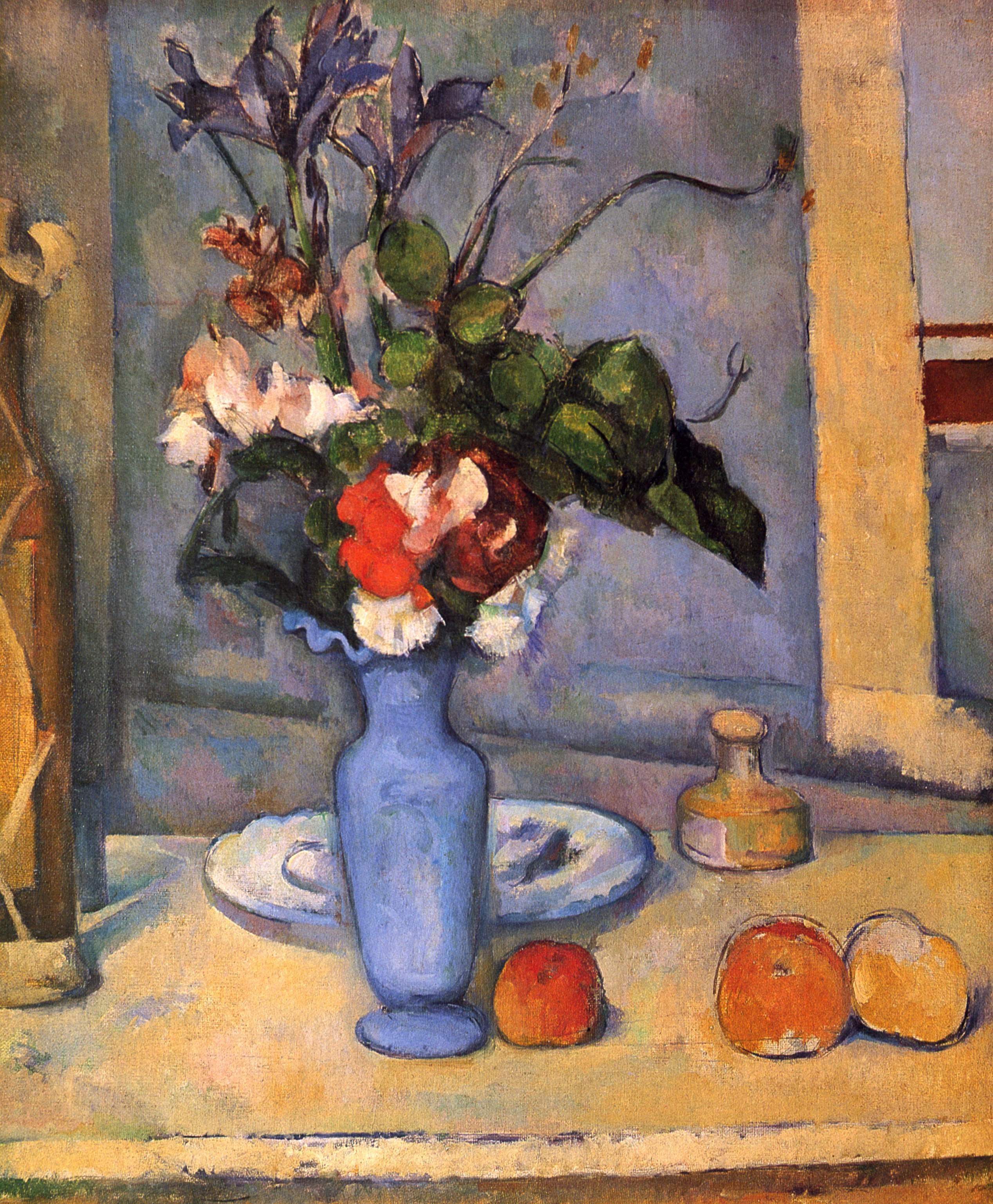 The Blue Vase (1887) Paul Cézanne tablo - Dekolata