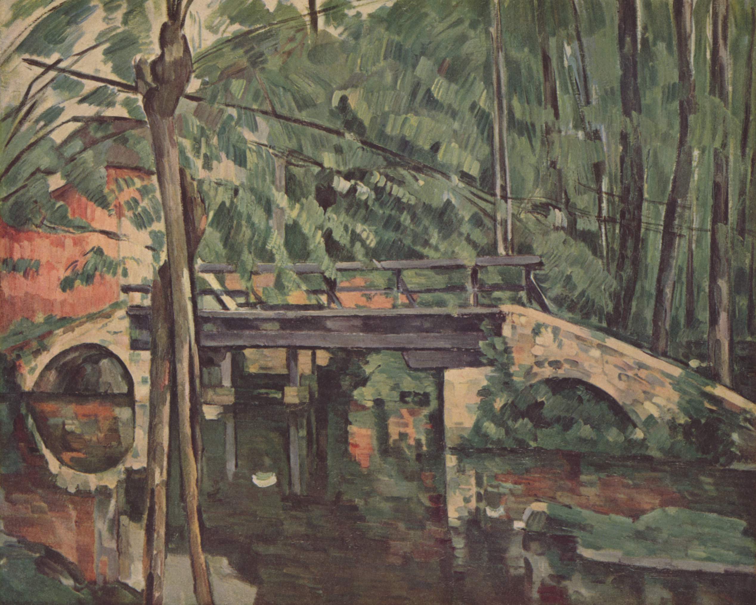 The Bridge at Maincy (1879) Paul Cézanne tablo - Dekolata
