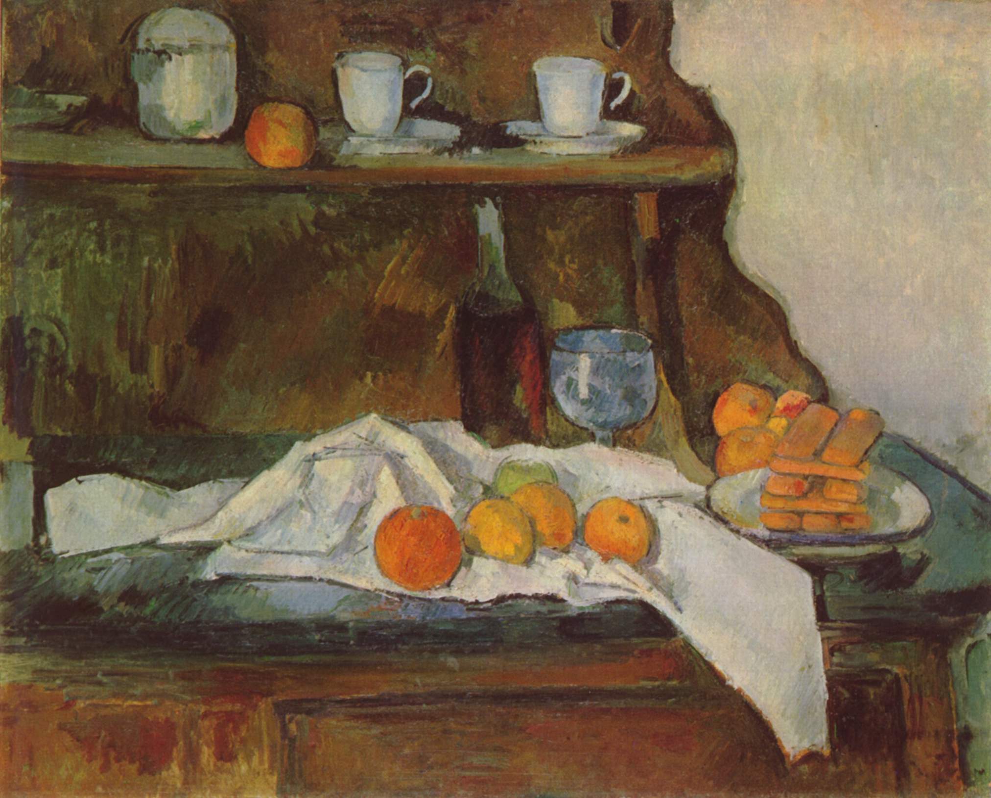The Buffet (1877) – Paul Cézanne Tablo