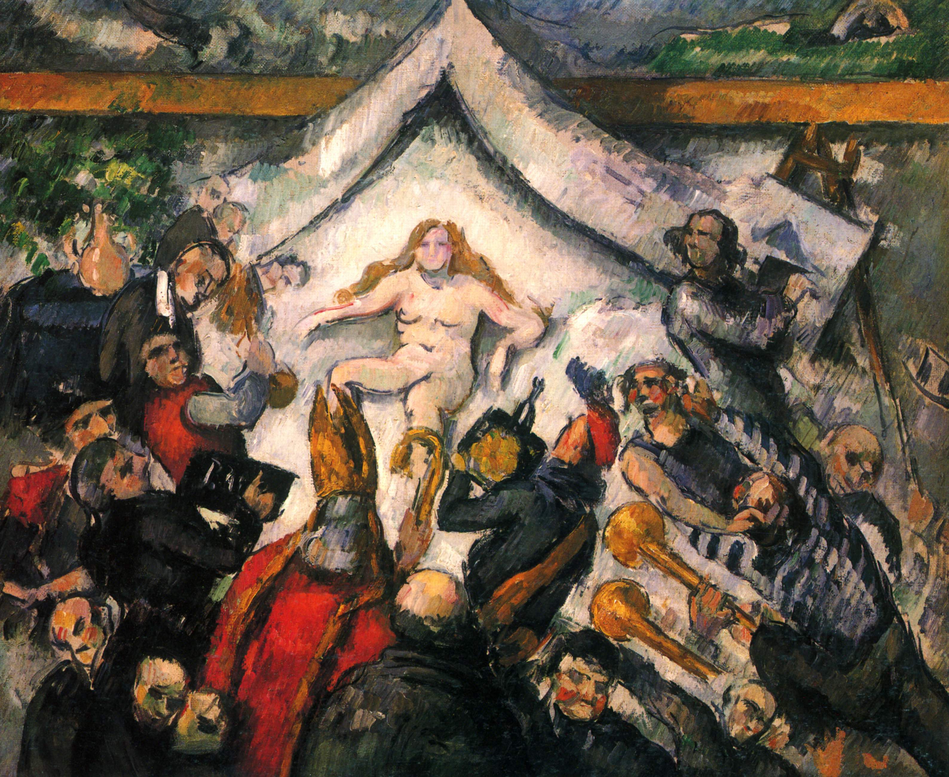 The Eternal Woman (1877) Paul Cézanne tablo - Dekolata