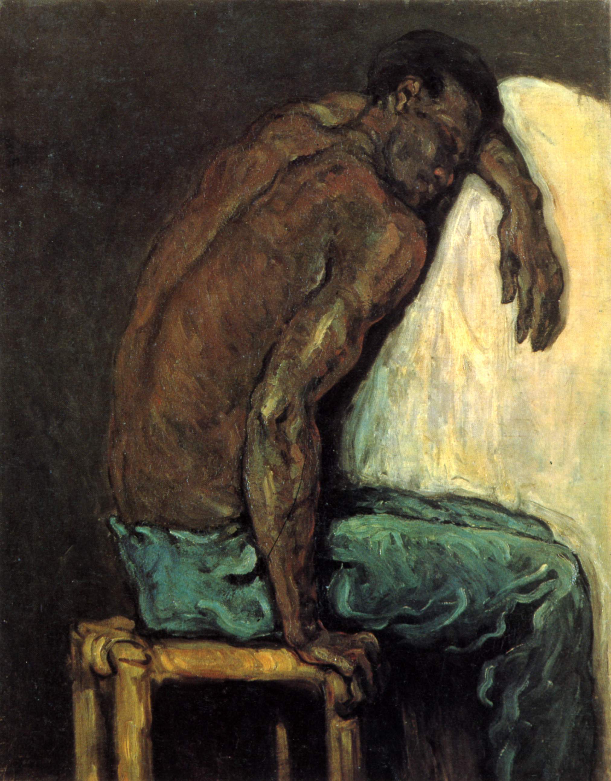The Negro Scipio (1867) Paul Cézanne tablo - Dekolata