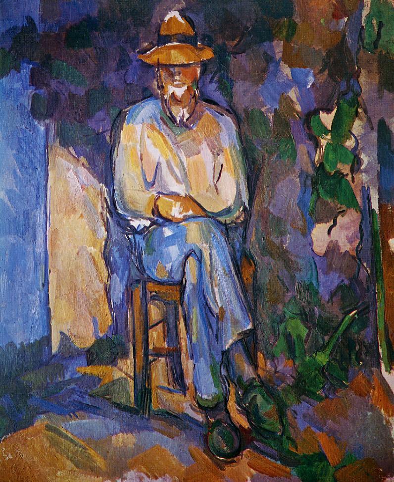 The Old Gardener (1906) Paul Cézanne tablo - Dekolata