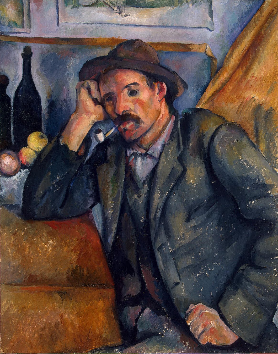 The Smoker (1890) Paul Cézanne tablo - Dekolata