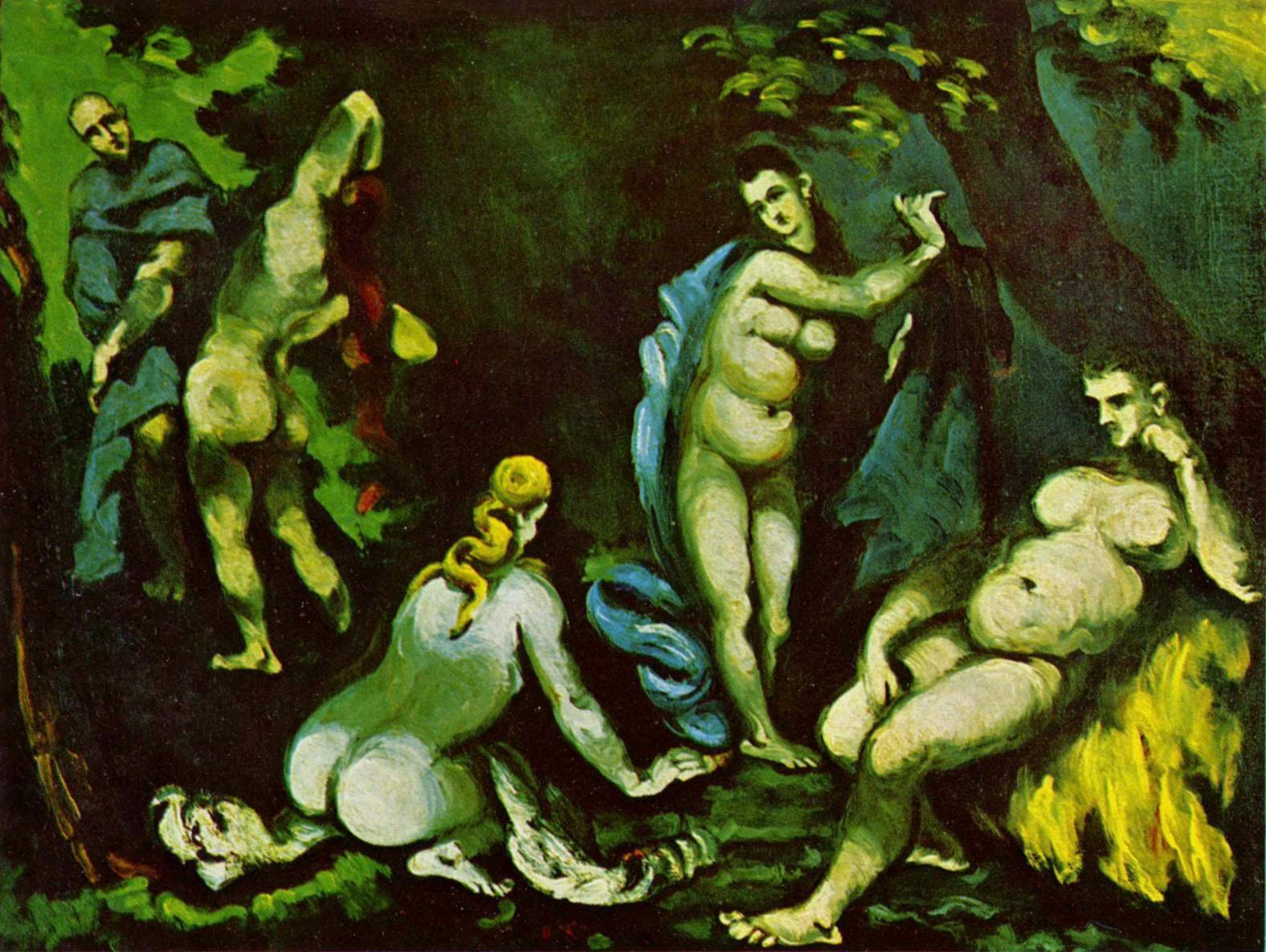 The Temptation of St. Anthony (1870) – Paul Cézanne Tablo