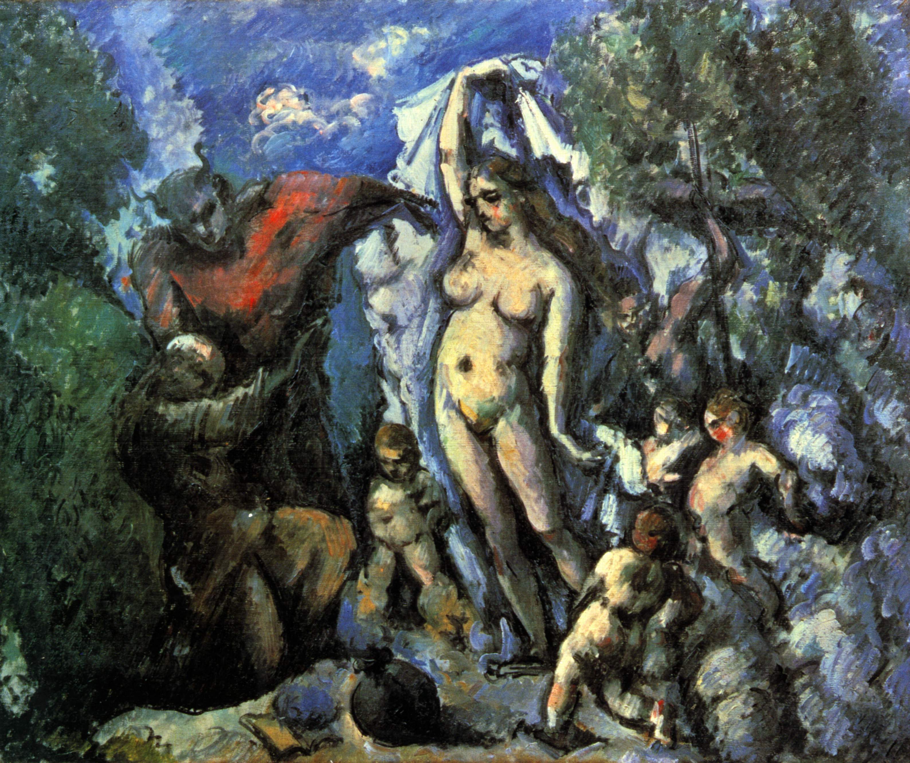 The Temptation of St. Anthony (1877) Paul Cézanne tablo - Dekolata