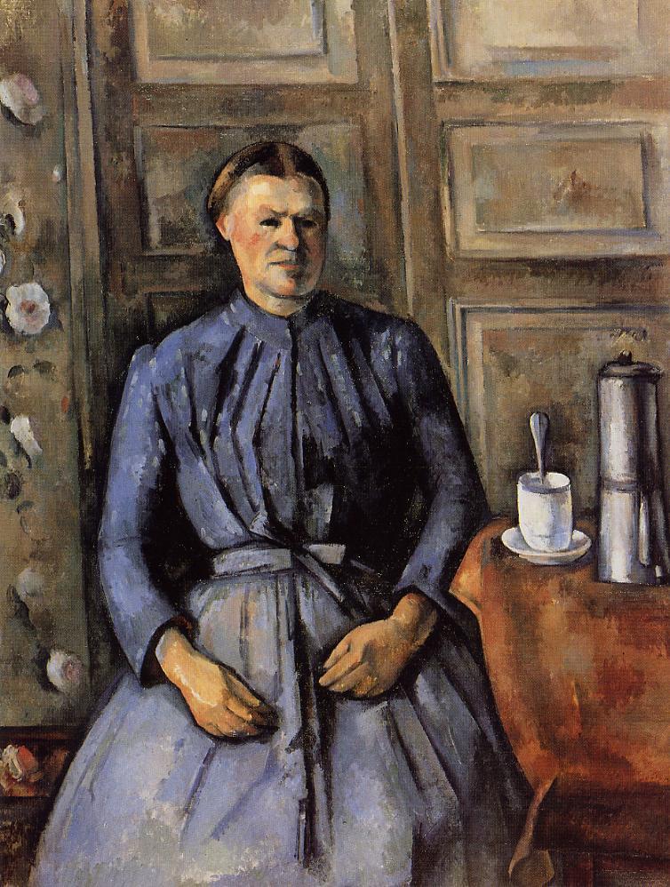 Woman with a Coffee Pot (1895) Paul Cézanne tablo - Dekolata