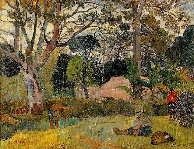 A big tree (1891) Paul Gauguin tablo - Dekolata