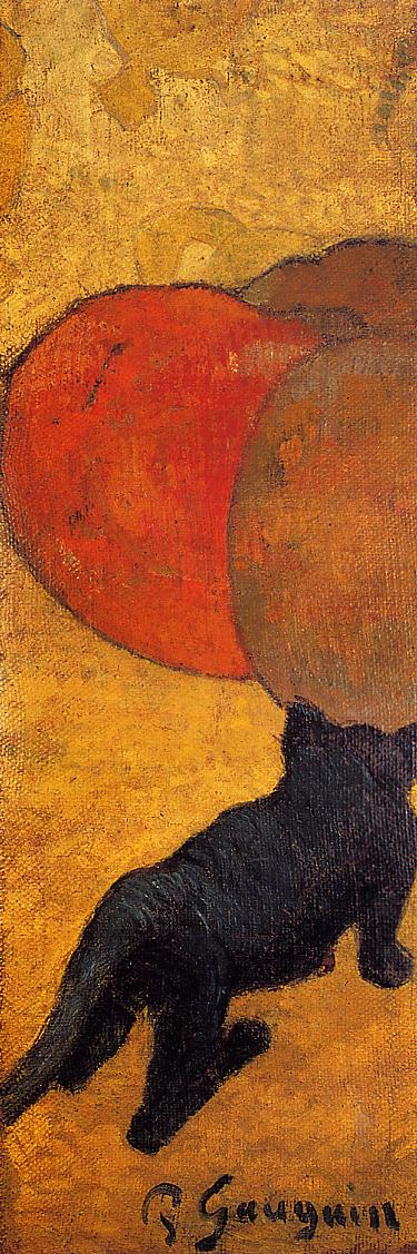 A little cat (1888) Paul Gauguin tablo - Dekolata