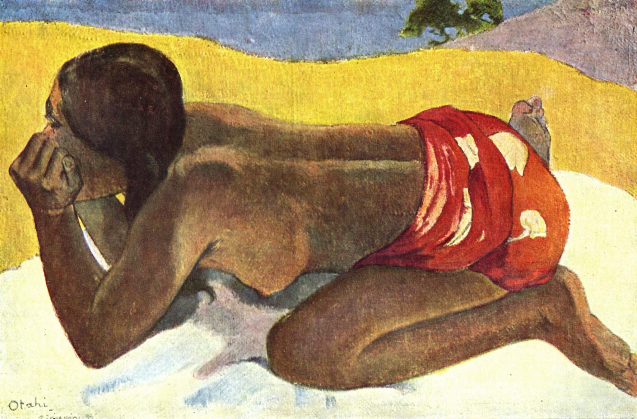 Alone (1893) Paul Gauguin tablo - Dekolata