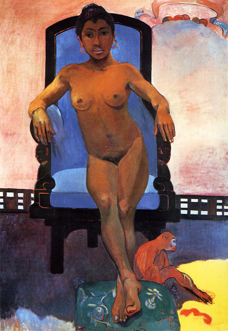 Annah the Javanese (1893) Paul Gauguin tablo - Dekolata