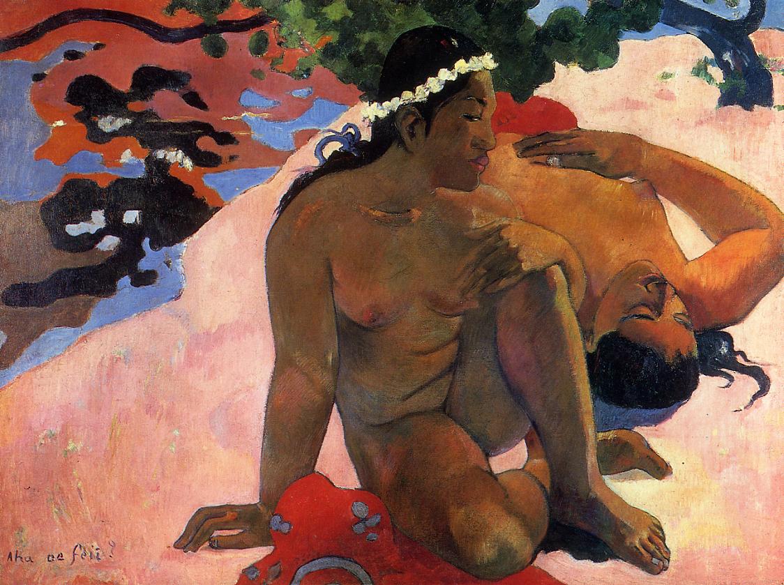 Are You Jealous (1892) Paul Gauguin tablo - Dekolata