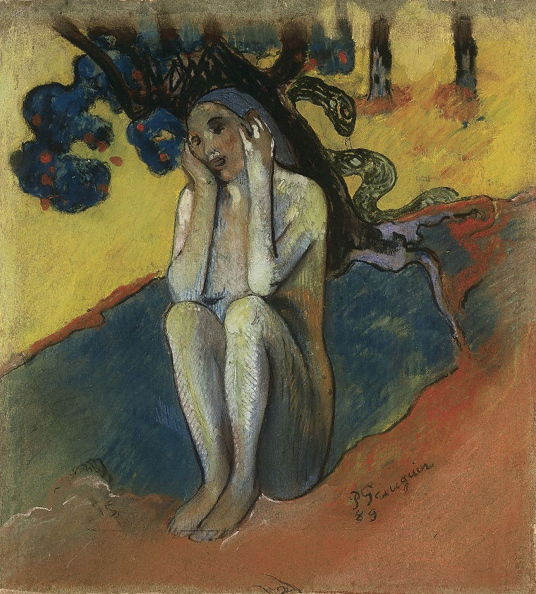 Breton Eve (1889) Paul Gauguin tablo - Dekolata