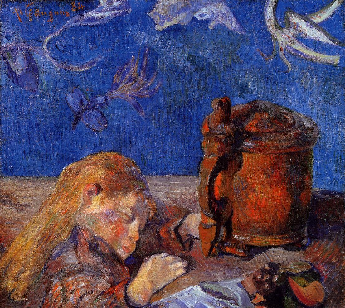 Clovis Gauguin asleep (1884) – Paul Gauguin Tablo