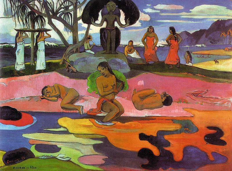 Day of the Gods (1894) Paul Gauguin tablo - Dekolata