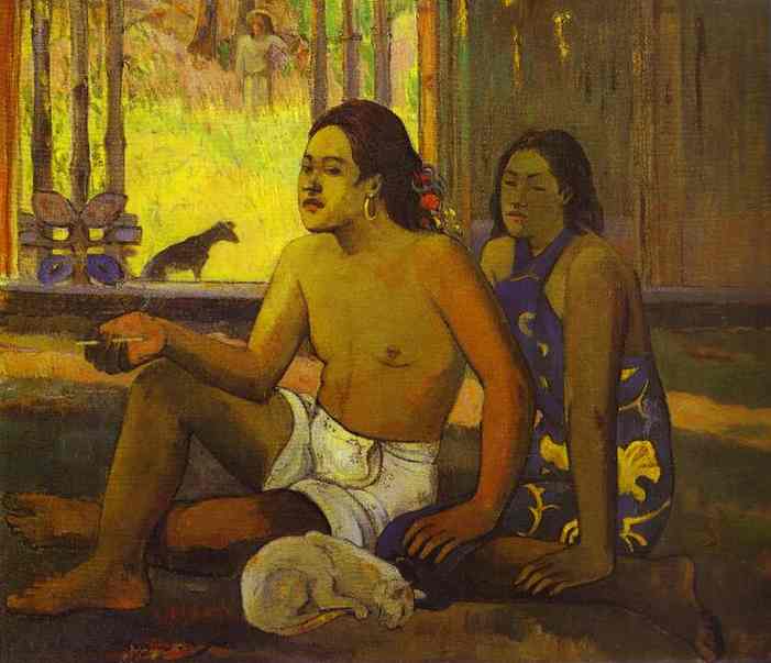 Eiaha Ohipa or Tahitians in a Room (1896) Paul Gauguin tablo - Dekolata