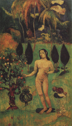 Exotic Eve (1890) Paul Gauguin tablo - Dekolata
