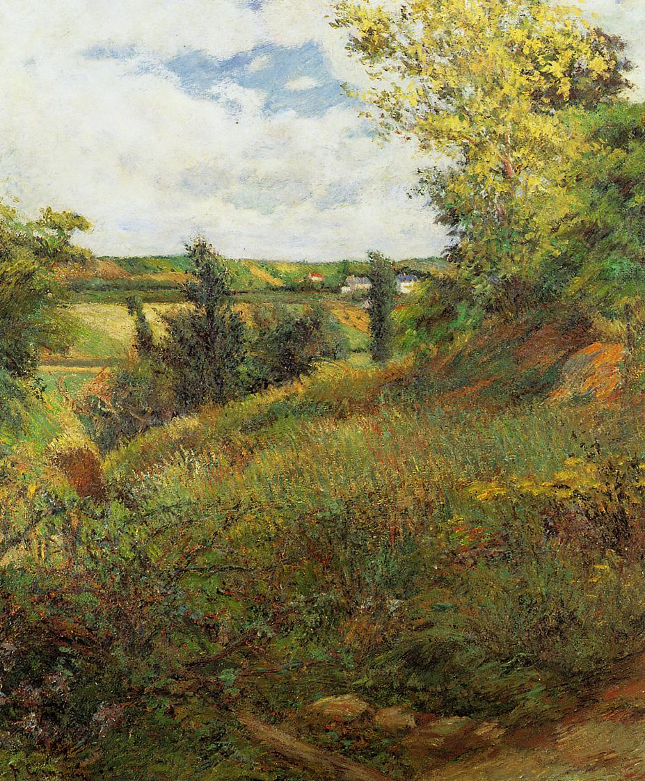 Gratte roosters path (1882) Paul Gauguin tablo - Dekolata