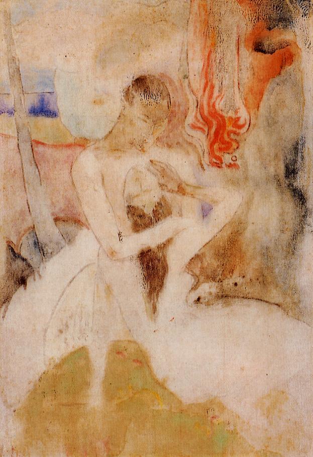 Here we make love (1893) Paul Gauguin tablo - Dekolata
