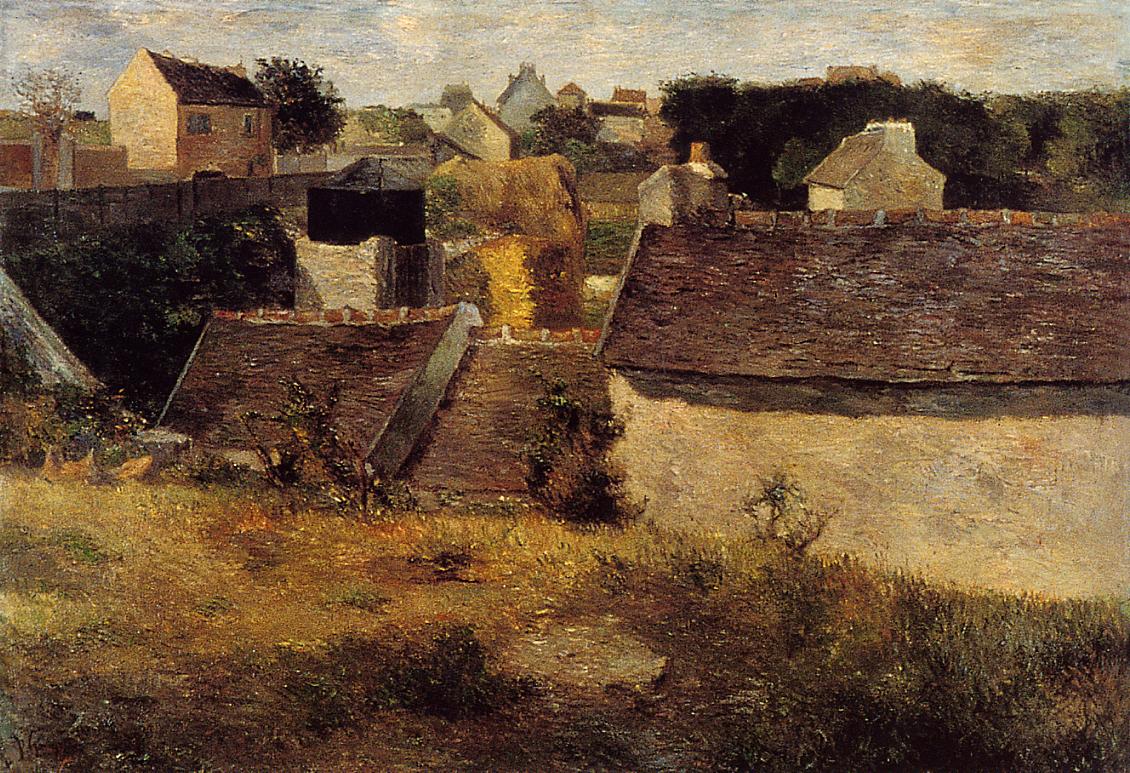 Houses at Vaugirard (1880) – Paul Gauguin Tablo