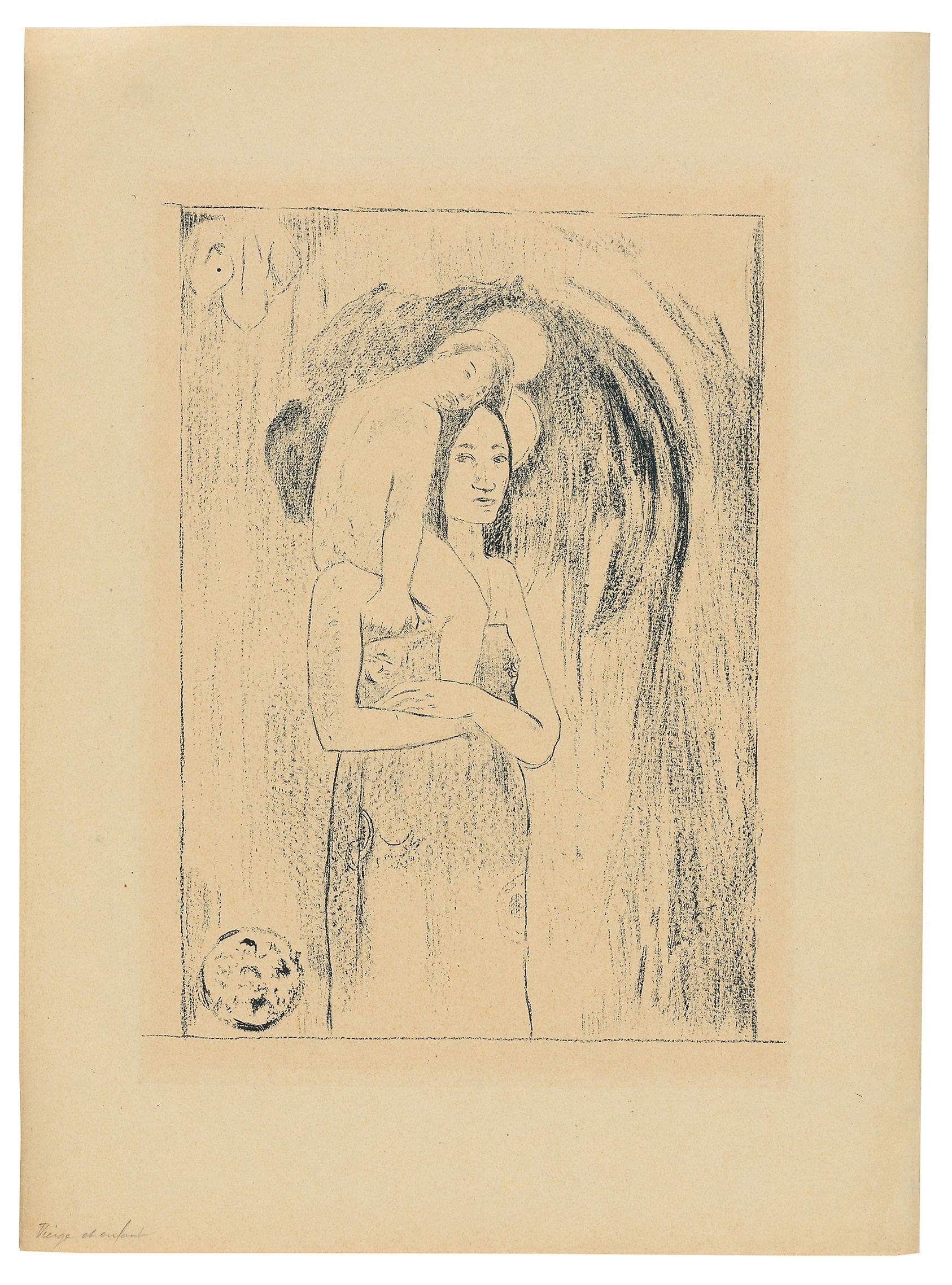 Ia orana Maria (Hail Mary) (1894) Paul Gauguin tablo - Dekolata