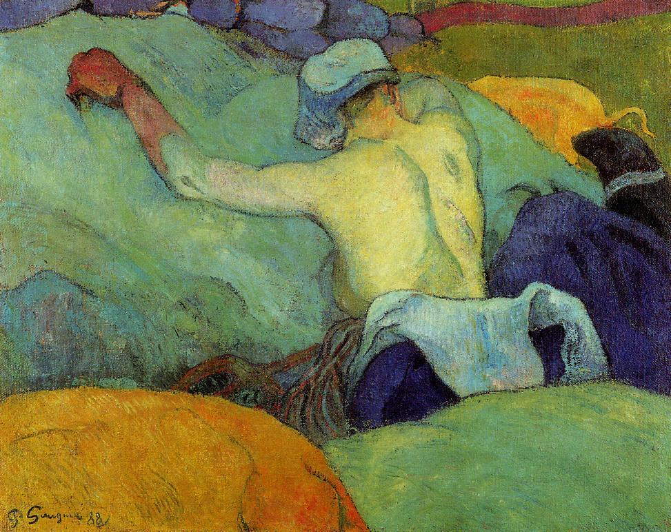 In the Heat (The Pigs) (1888) Paul Gauguin tablo - Dekolata