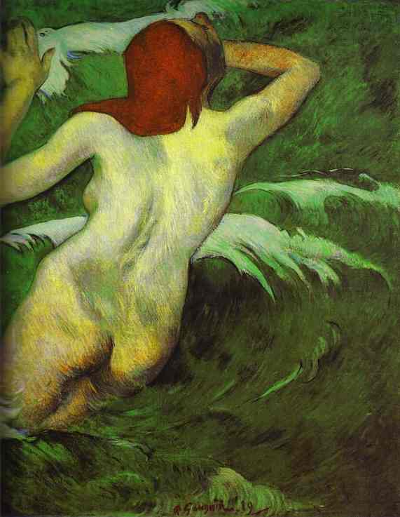In the Waves (1889) Paul Gauguin tablo - Dekolata