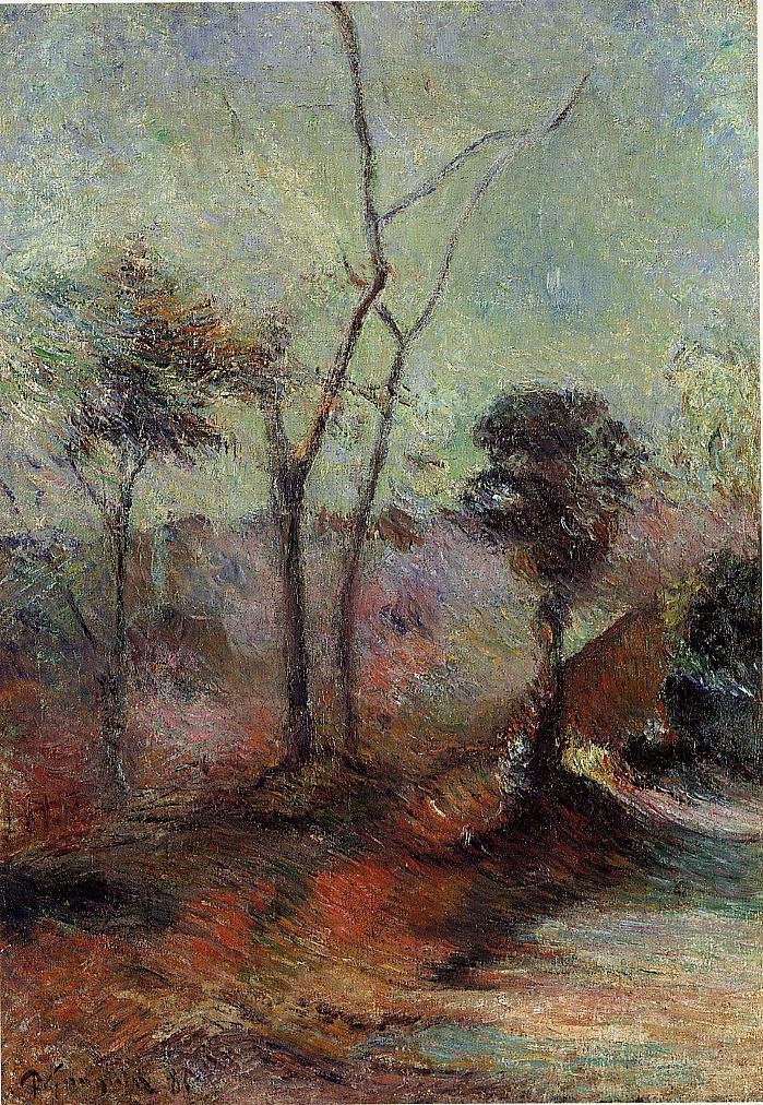 Landscape (1885) Paul Gauguin tablo - Dekolata