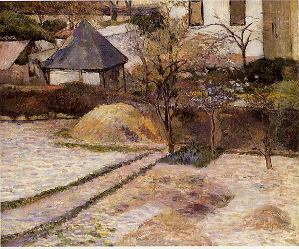 Landscape near Osny (1884) Paul Gauguin tablo - Dekolata