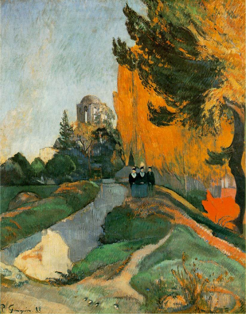 Les Alyscamps (1888) – Paul Gauguin Tablo