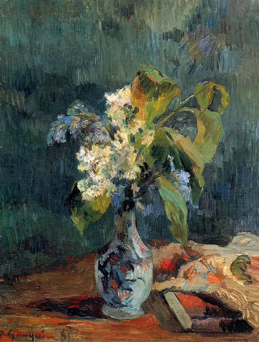 Lilac bouquet (1885) Paul Gauguin tablo - Dekolata